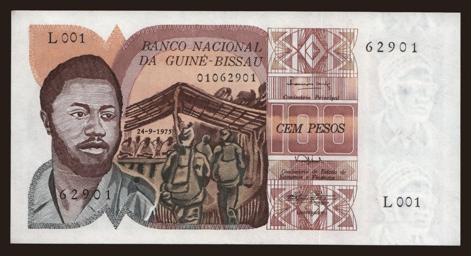 100 pesos, 1975