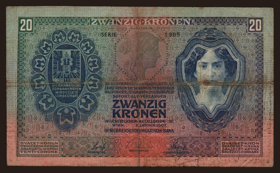 20 Kronen, 1907
