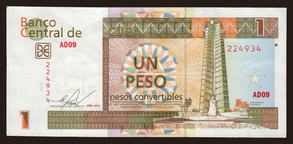 1 peso, 2011