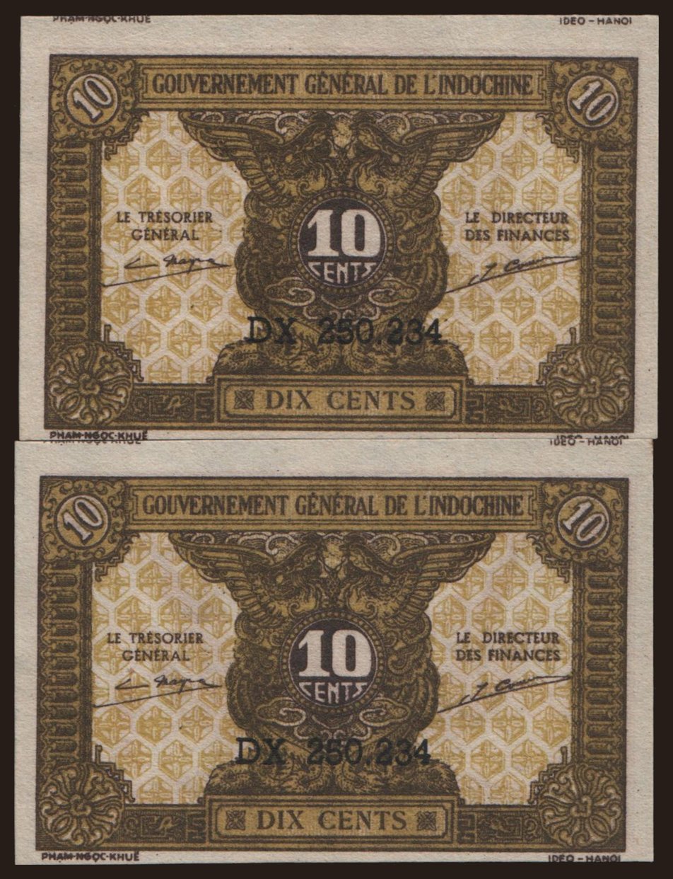 10 cents, 1942, 2x