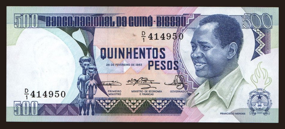 500 pesos, 1983