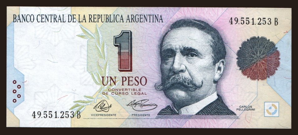 1 peso, 1992