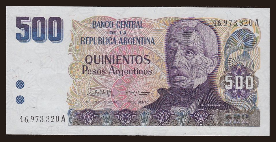 500 pesos, 1974