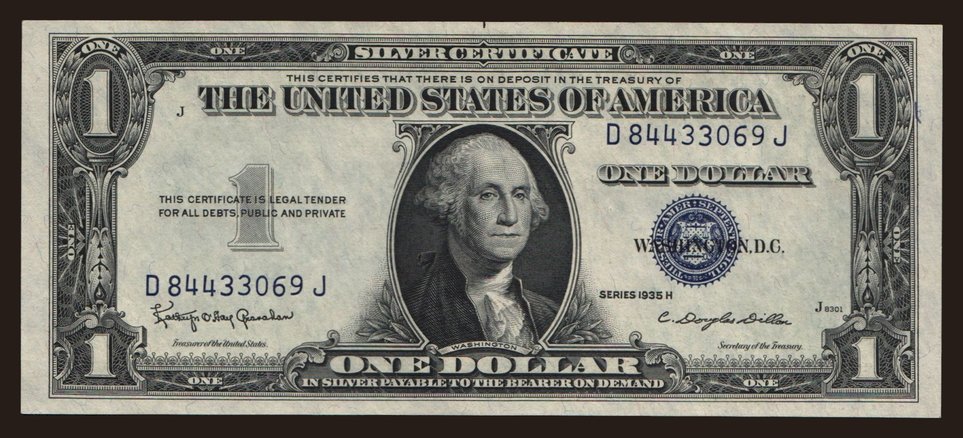 1 dollar, 1935