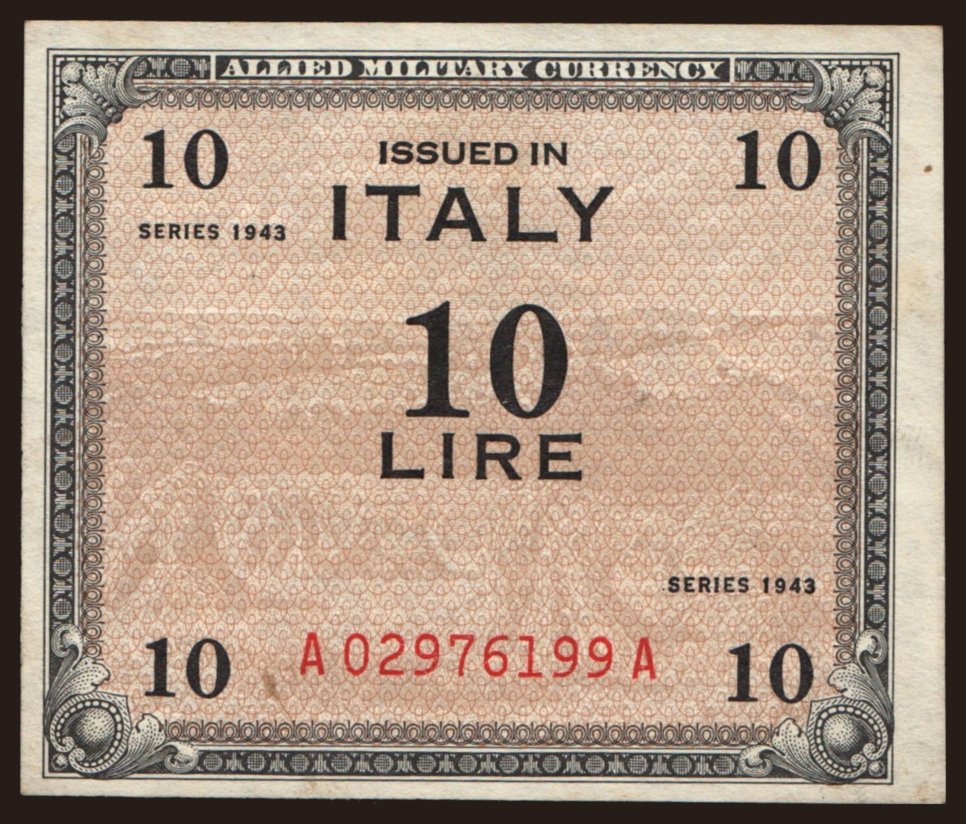 10 lire, 1943