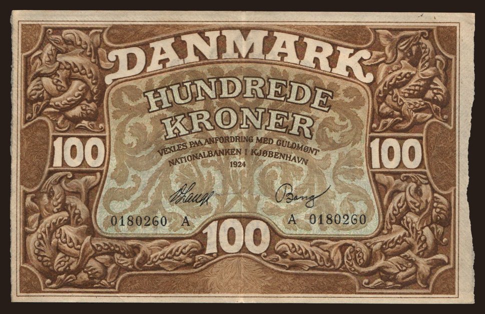 100 kroner, 1924