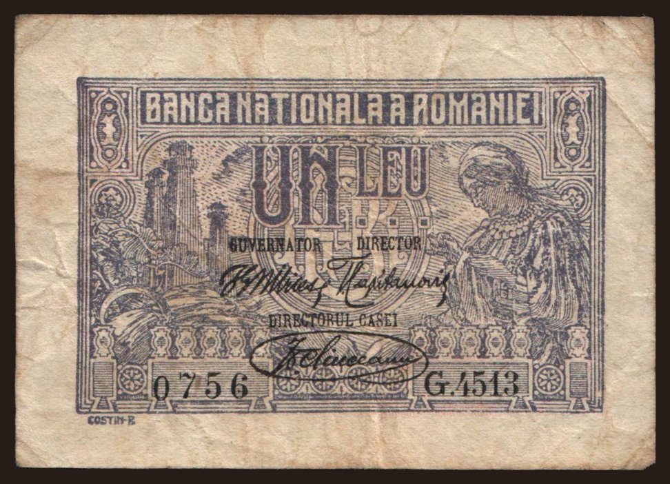 1 leu, 1920