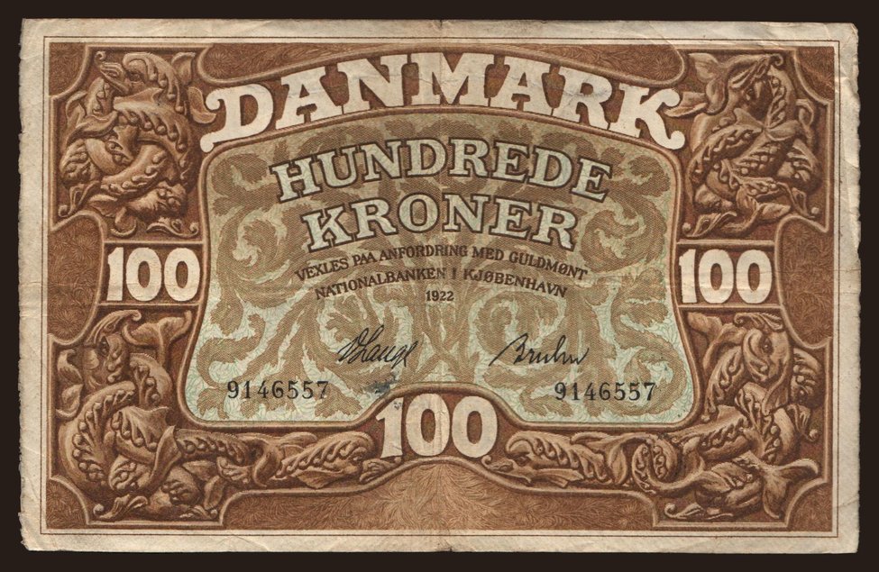 100 kroner, 1922