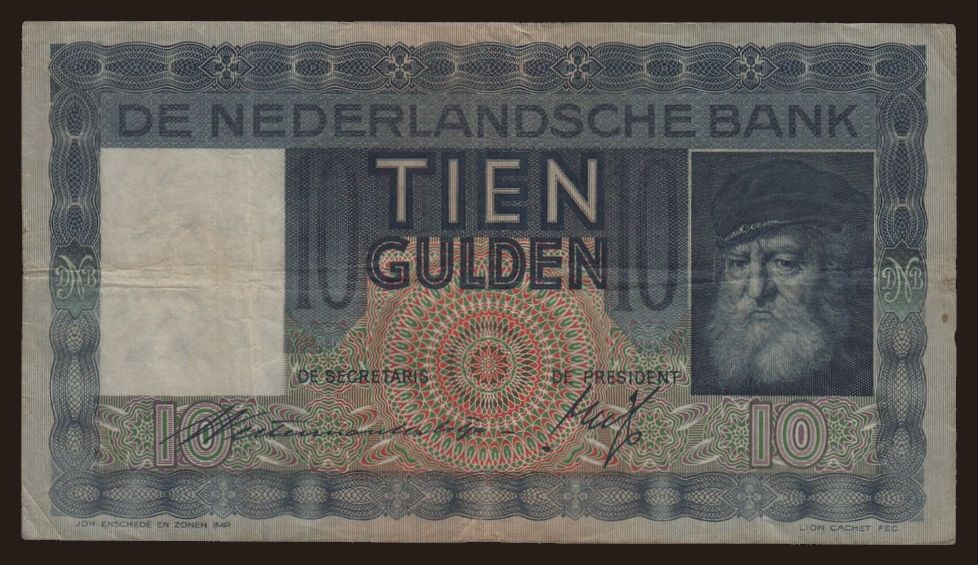 10 gulden, 1936