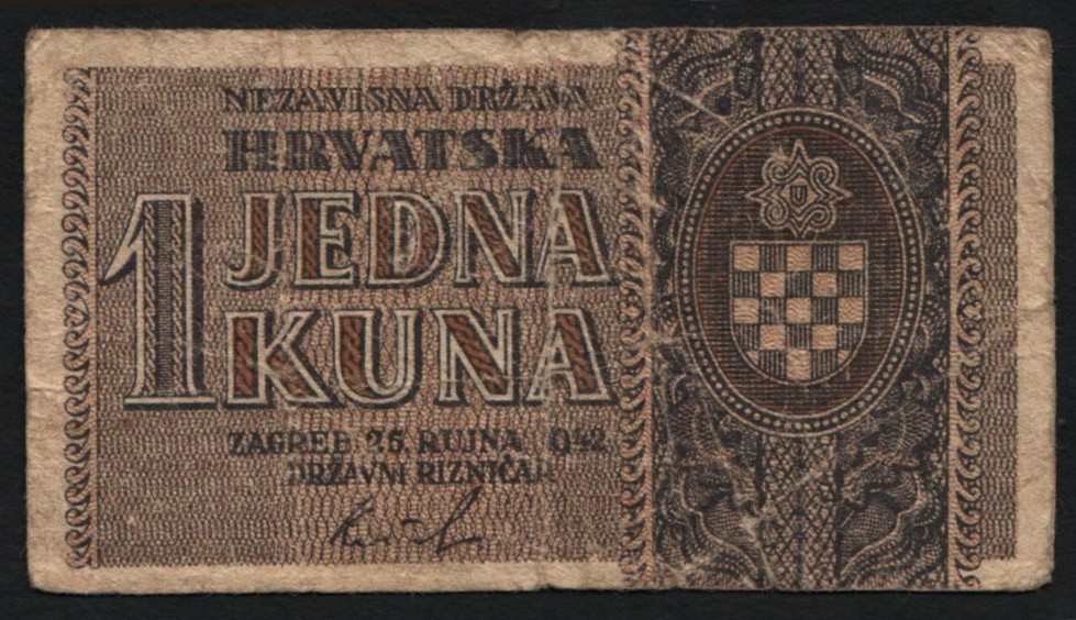 1 kuna, 1942