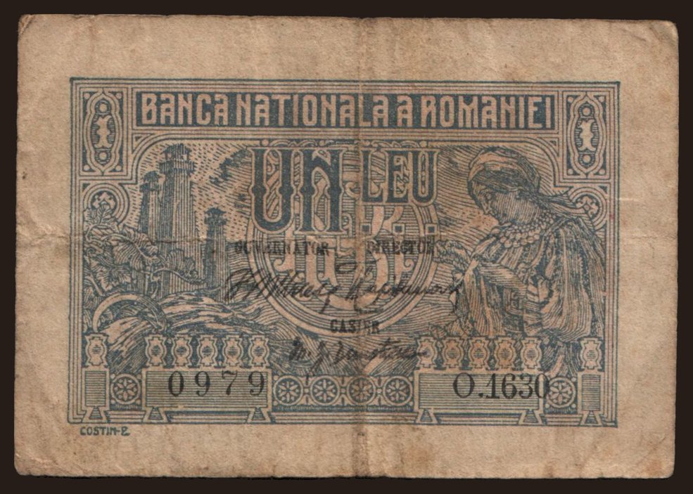 1 leu, 1915