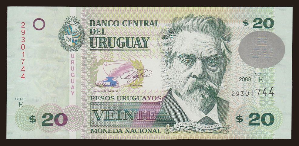 20 pesos, 2008
