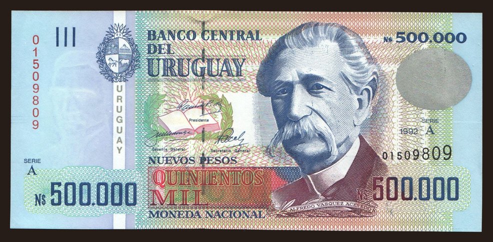 500.000 pesos, 1992