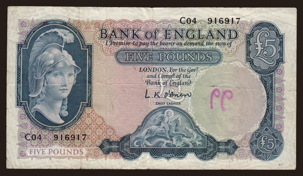 5 pounds, 1957