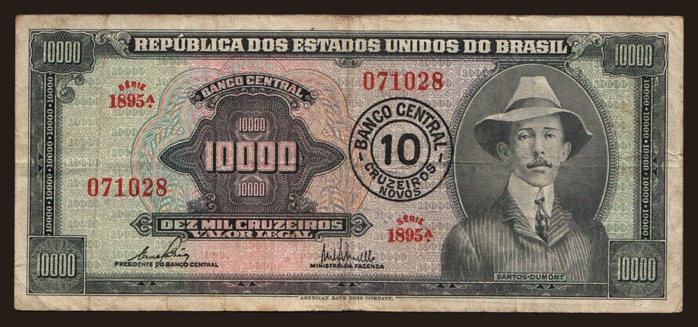 10.000 cruzeiros/ 10 cruzeiros, 1966
