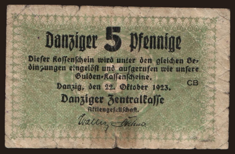 5 Pfennig, 1923