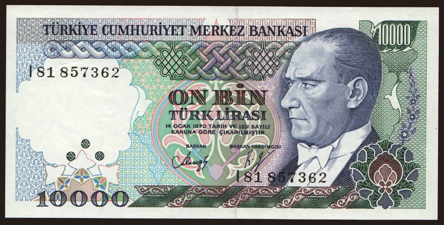 10.000 lira, 1993 | notafilia-kp.com