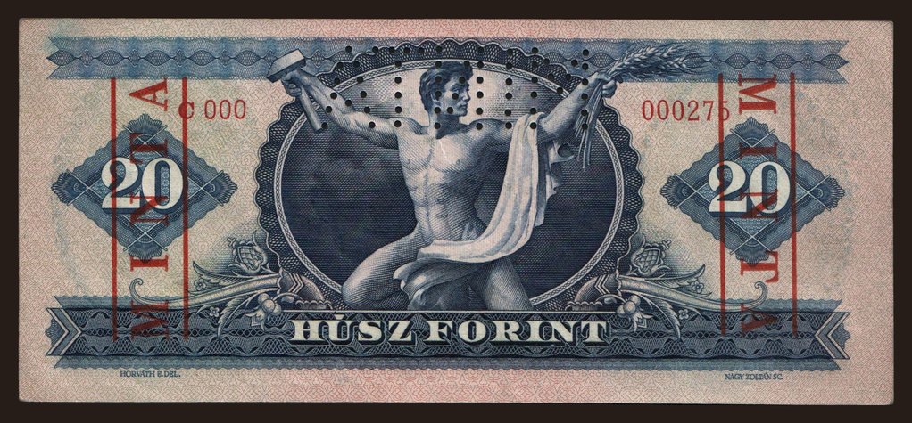 20 forint, 1947 | notafilia-kp.com