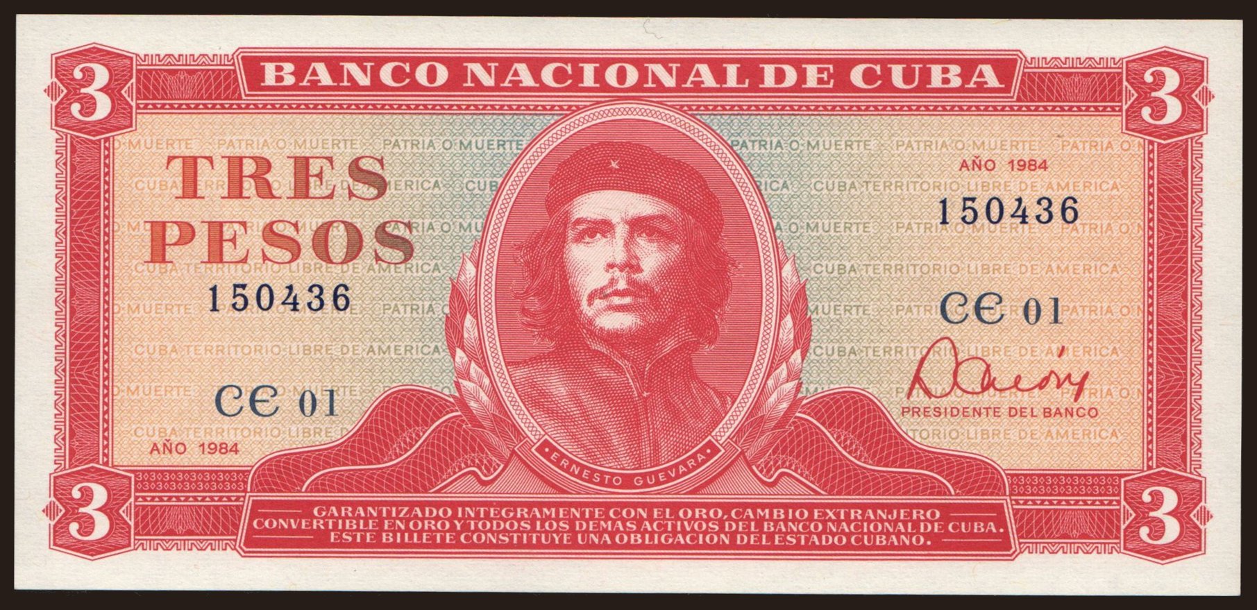 3 pesos, 1984 | notafilia-kp.com